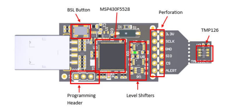 Texas Instruments Module d'évaluation TMP126EVM